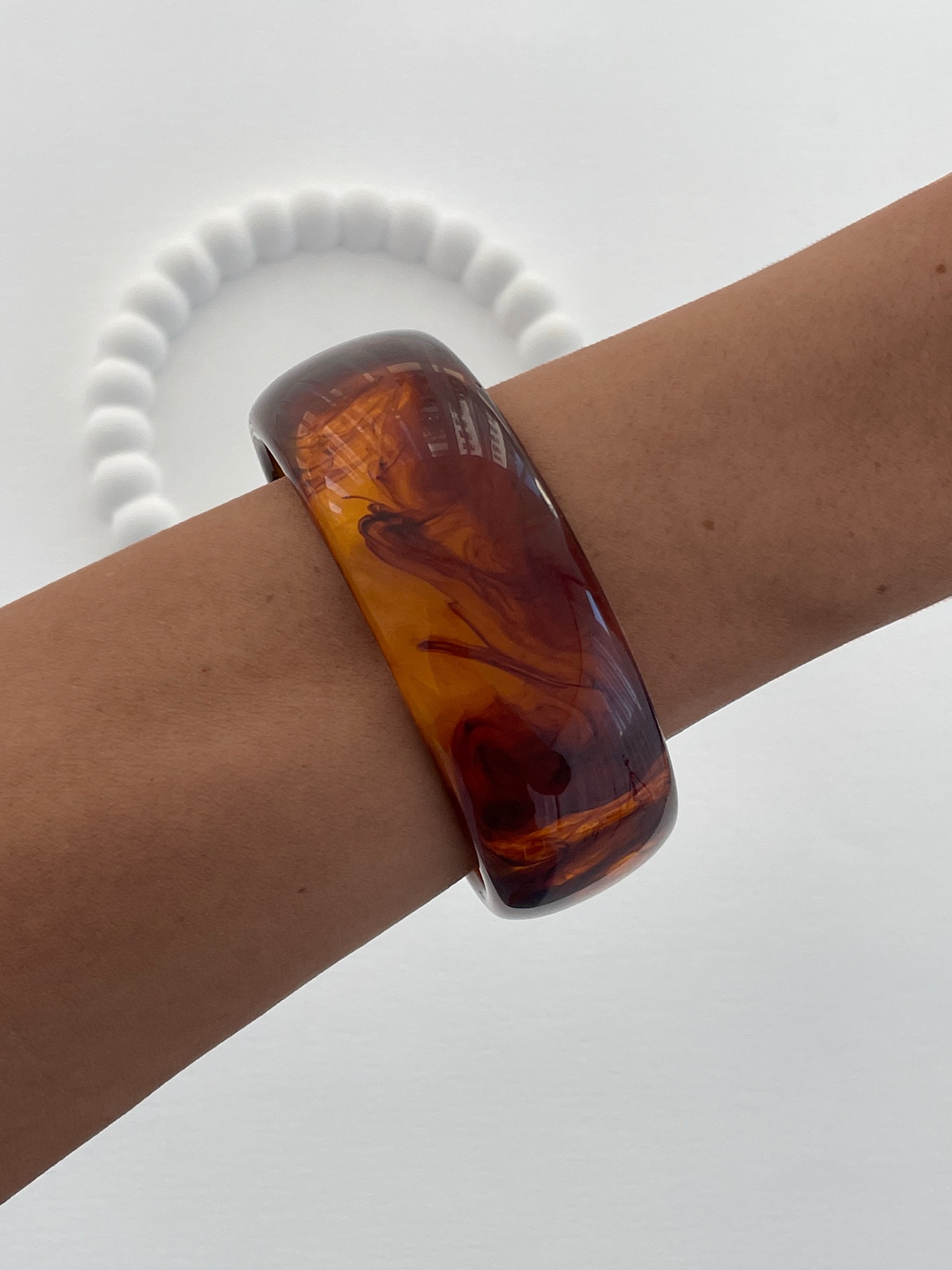 img_5964-5 Özel Seri Kalın Kahverengi Kemik Bileklik