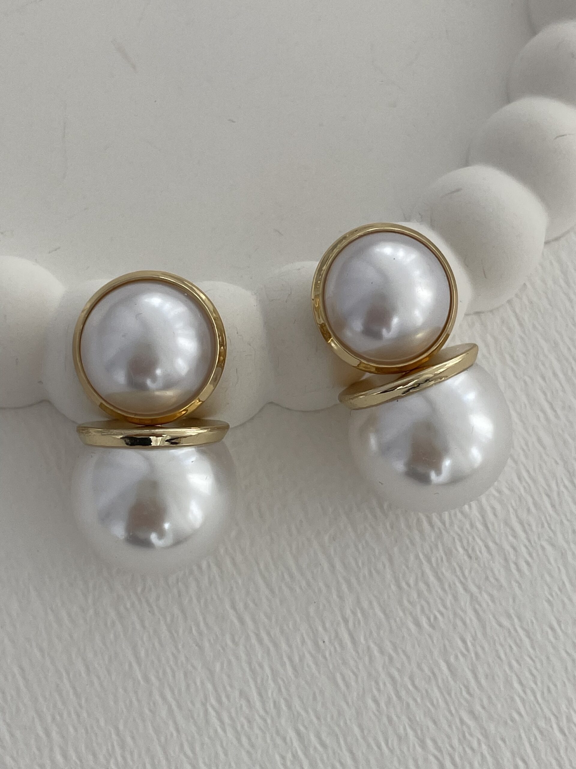 img_7105-2 Özel Seri İkili İnci Top Tasarım Gold Küpe