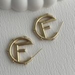 Özel Seri Zirkon Taşlı Marka Model Gold Küpe
