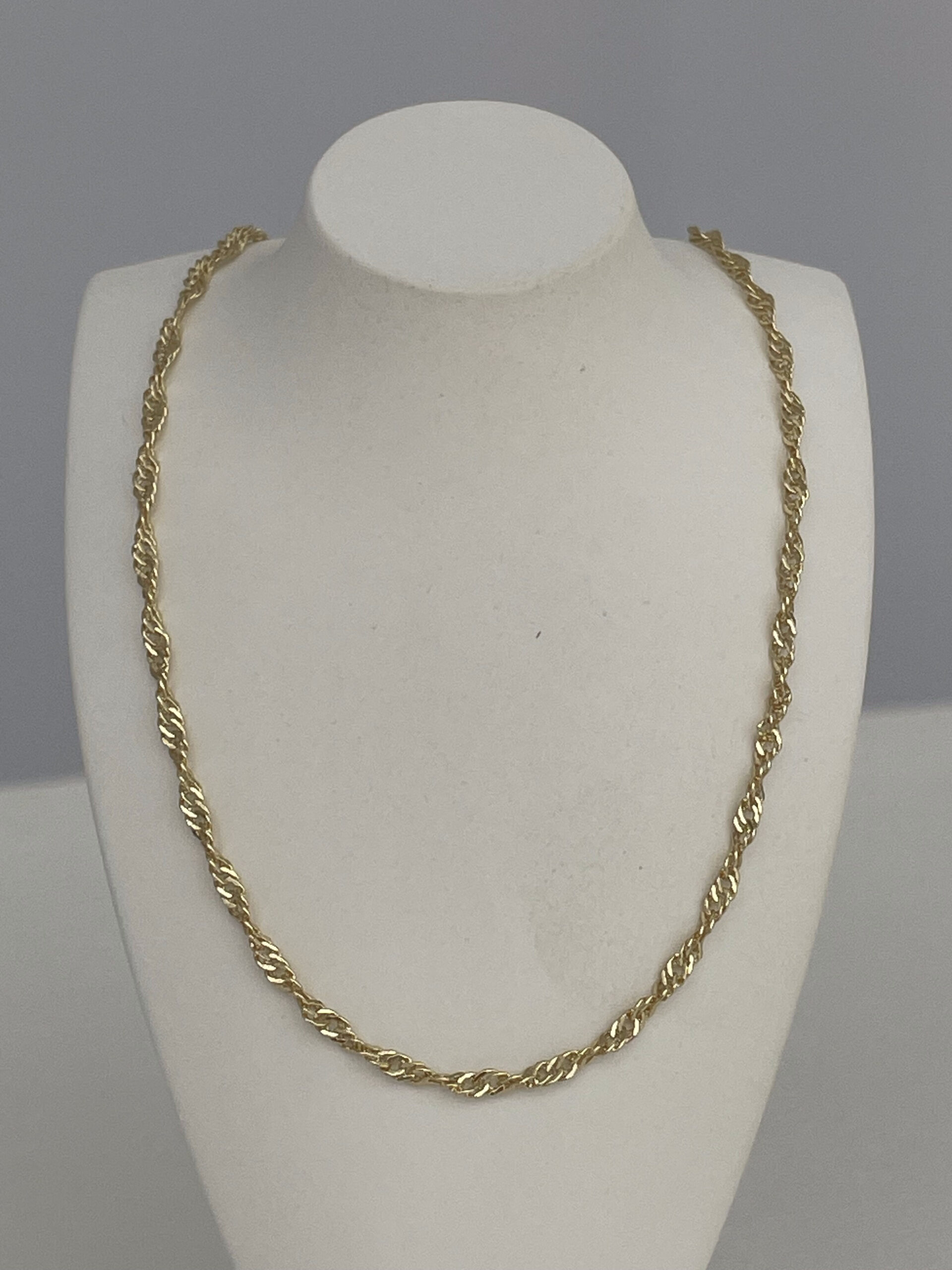 1767878353_0_695faed1c26cd.jpg Özel Seri İnce Burgu Zincir Gold Zincir Kolye 45 Cm