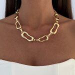 Özel Seri Kemik Tasarım Gold Marka Model Kolye