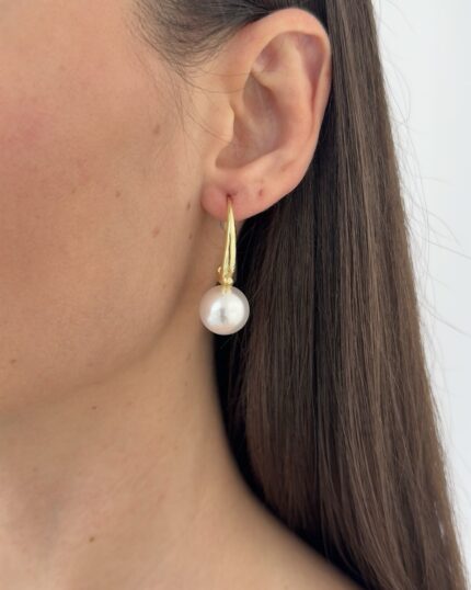 Özel Seri Gold Detay İnci Top Küpe