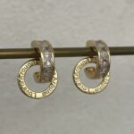 Özel Seri Marka Model Zirkon&Baget Taşlı Gold Küpe
