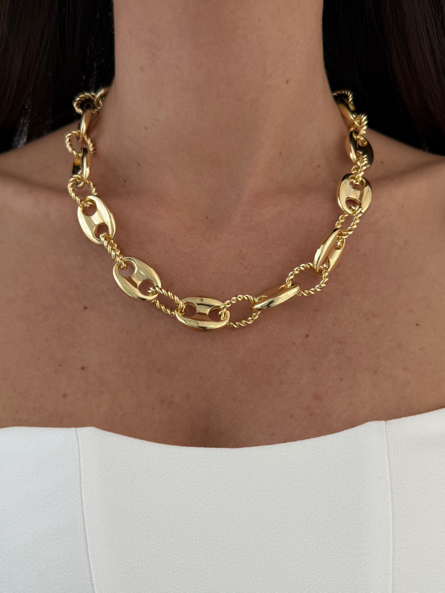 img_8902-3 Özel Seri Büyük Düğme Tasarım Oval Zincir Tasarım Gold Kolye