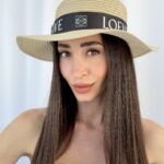 LW Marka Model Krem Hasır Şapka