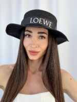 LW Marka Model Siyah Hasır Şapka