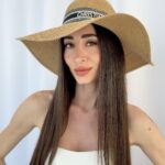 CD Marka Model Camel Büyük Boy Hasır Şapka