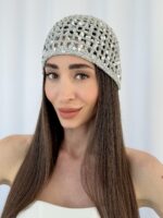 ZR Model Payet Detay Gri File Şapka