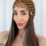 ZR Model Deniz Kabuğu Detay Kahverengi File Şapka
