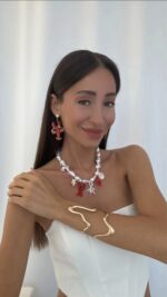 Özel Seri Soyut Tasarım Gold Ayarlanabilir Pinterest Bileklik - Görsel 7