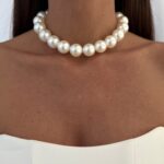 LP Özel Üretim 18mm Kalın İnci Kolye