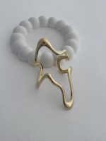 Özel Seri Soyut Tasarım Gold Ayarlanabilir Pinterest Bileklik - Görsel 6
