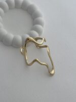 Özel Seri Soyut Tasarım Gold Ayarlanabilir Pinterest Bileklik - Görsel 8