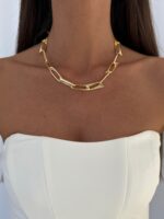 Özel Seri Ataç Tasarım Gold Marka Model Kolye - Görsel 5