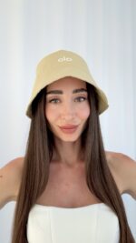 AL Marka Model Bej Bucket Şapka - Görsel 3
