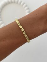 Özel Seri Başak Tasarım Gold Bileklik